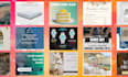 design branded social media posts in canva