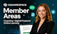 setup squarespace member areas for coaching, digital products, online learning