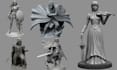 do 3d character design 3d character modeling anime 3d model cute toy figure stl