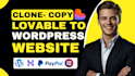 convert lovable ai to wordpress clone lovable ai website copy lovable ai website