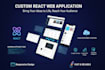 develop a custom react web application