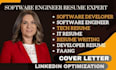 write software engineer it tech resume and executive cover letter linkedin opt