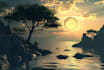 fantasy landscape art concept lost civilizations