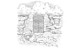 draw custom black and white line art illustration