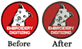 do embroidery digitizing design into dst pes file in 2 hour