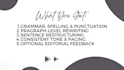 professionally rewrite and polish your book manuscript