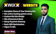 do wix website redesign, wix ecommerce website using wix studio