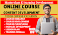 do online course course creation course content course curriculum ppt voice over