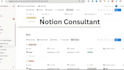 notion template project manager, notion consultant and notion expert