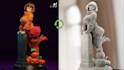 convert 2d image to 3d printable custom character model from 2d concept art