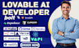 develop lovable ai web apps, saas mvp , and website using bolt, supabase, replit