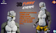 create realistic furry 3d model, nsfw vrchat avatar, vtuber model for vseeface