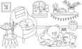 make cozy bold and easy coloring pages for kids