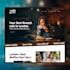 create a responsive website with modern tech and design