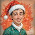 make a christmas holiday caricature cartoon