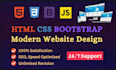create a responsive website with CSS animations and jquery