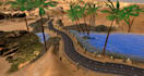 redesign 3d race track, mini sim racing, cgi kart circuit ,site map,d5 rendering