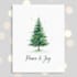 draw christmas card, invitation with watercolor