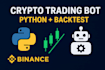 build a profitable crypto trading bot with python and backtesting