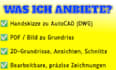 umwandlung von PDF, handskizze oder bild in eine autocad dwg zeichnung