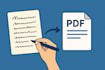 convert images or scanned files to editable PDF