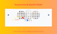 build a interactive circle slider with smooth animations and controls