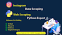 do python web scraping, data extraction data collection, scrape from any website