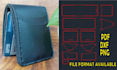 do make leather wallet and template