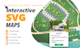 clickable interactive vector or svg map of USA, site plan, rv park, world map