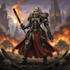 paint warhammer 40k character art