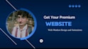 create a modern design, fully responsive website using react