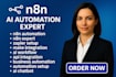 build n8n automation ai agents and zapier or make integrations for your business