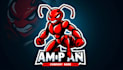 create aggressive red ant mascot logo within 12 hours
