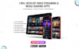 develop video streaming app, live broadcast app, media sharing platform