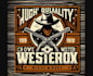 make high quality vintage cowboy western logo