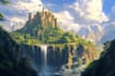 paint fantasy landscape illustrations