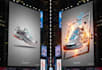 3d billboard animation, anamorphic led screen ads, product mockups and showcases