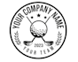 create a modern vintage golf logo design