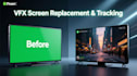 remove, replace objects from video and do screen replacement vfx