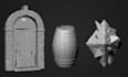 create high quality 3d props and game ready assets