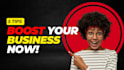 design modern and engaging business thumbnails