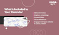 create your monthly social media content calendar