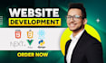 build a custom website as full stack website developer