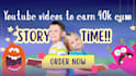 create 2d animated stories and cartoon for kids channel to earn 40k euro monthly