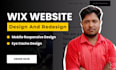 design wix website figma to wix landing page canva xd to wix