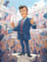 make a political cartoon art