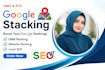 create google authority stacking with rys and omg style for local SEO