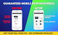 fix HTML CSS layout and responsiveness bugs fast