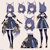 drawn character sheet, reference sheet for your character, furry reference sheet