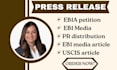format edit and distribute SEO press release for maximum online exposure